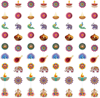Guirlandes, drapeaux et rideaux décoratifs pour le festival des lumières Deepavali, pour la décoration murale de la maison et des fêtes