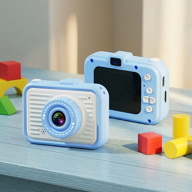 Factory Price Children's Digital Camera 10x-20x Optical Zoom CMOS Full HD 2.4-inch Screen Mini Video Camcorder Music Playback
