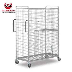 Support empilable de grande capacité de haute qualité pour le chariot de Transport de stockage de feuilles Cage à rouleau Simple adaptée aux panneaux - Product Image 1