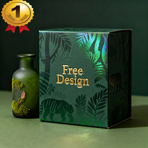 Boîte cadeau cosmétique rigide écologique faite à la main avec fermeture magnétique, finition mate, personnalisable, marque Oshine - Product Image 2