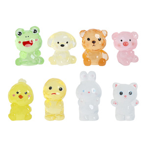 ของตกแต่งสัตว์เรซิ่น Lanshuo ดีไซน์การ์ตูนน่ารัก สำหรับตกแต่งบ้าน ชุดงานฝีมือ DIY แพ็คแบบคละ - Product Image 5