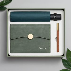 Kit de Regalo Promocional: Paraguas + Bolígrafo + Cuaderno, Exposición de Marca, Pedido Mínimo Bajo - Product Image 1