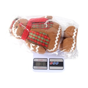 Muñeco Navideño Retráctil de Hombre de Jengibre con Gorro de Chef de Tela para Decoración de Escaparates, Embalaje al por Mayor Disponible - Product Image 6