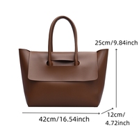Sac Cabas Zippé en Cuir PU Haute Qualité Tendance Broderie Luxe Vintage avec Logo Personnalisé pour Femme