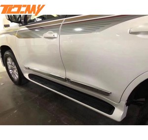 Estribos Laterales TDCMY Altamente Compatibles con Toyota <span class=keywords><strong>Land</strong></span> <span class=keywords><strong>Cruiser</strong></span> LC200, en Blanco y Negro, de PP y ABS - Product Image 6