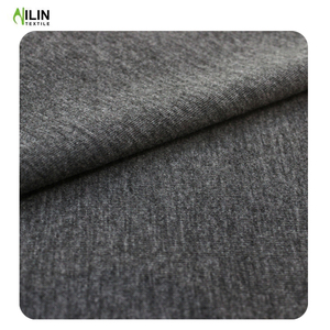 Cây gai dầu màu xám 100% Spun <span class=keywords><strong>Polyester</strong></span> dệt kim duy nhất căng Jersey vải - Product Image 2