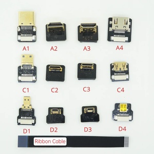Cavo <span class=keywords><strong>HDMI</strong></span> Micro Mini Flessibile Piatto Corto FPC FFC Ultra-Sottile 10cm 15cm A1 A2 C1 C2 D1 D2 - Product Image 6