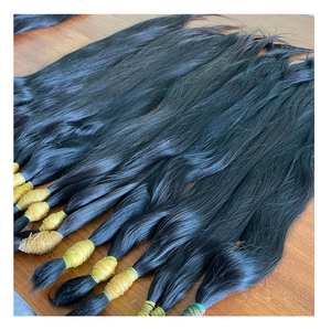 ผมเวียดนามแท้ 100% คุณภาพพรีเมียม ไม่ผ่านกระบวนการใดๆ  แบบมัด  ต่อจากผู้บริจาคคนเดียว  จัดเรียงเกล็ดผม  ผมมนุษย์บริสุทธิ์  สำหรับการฟอกสี - Product Image 1