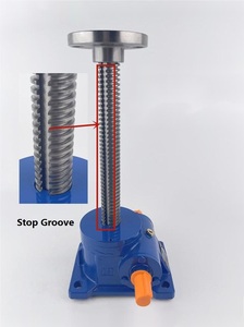 SWL 1T Loading Weight 200KG Ratio 6:1 / 10:1 /12:1 Manual Type Mechanical Screw Jack Lift <strong>Worm</strong> <strong>Gearbox</strong> - Product Image 6