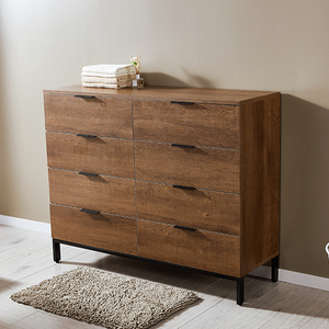 <span class=keywords><strong>Commode</strong></span> de chambre à coucher moderne en forme de diamant 8 tiroirs Table de vanité en bois de chêne écrasé en gros <span class=keywords><strong>Commode</strong></span> noire à 8 tiroirs pour meubles de maison - Product Image 4