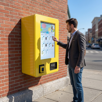 Máquina Expendedora TCG con Nayax, Lector de Tarjetas de 120 Ranuras, Escáner de Identificación, SDK, WiFi, 4G para Tiendas Minoristas