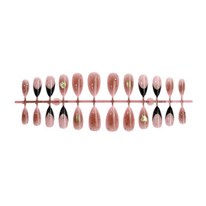 <span class=keywords><strong>Uñas</strong></span> Postizas <span class=keywords><strong>de</strong></span> Lujo <span class=keywords><strong>Negras</strong></span> con Degradado Francés y Diseño <span class=keywords><strong>de</strong></span> <span class=keywords><strong>Girasol</strong></span>, 24 Piezas, Venta al por Mayor, <span class=keywords><strong>Uñas</strong></span> Artificiales <span class=keywords><strong>de</strong></span> ABS con Cobertura Completa para Mujer - Product Image 5