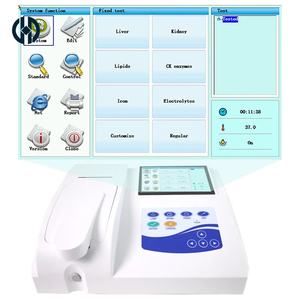 Analyseur biochimique vétérinaire semi-automatique polyvalent avec support d'imprimante externe pour les tests biochimiques sur animaux - Product Image 5