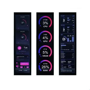 Pantalla secundaria IPS de 8,8 pulgadas USB tipo C conectar SIN LCD compatible con HDMI Monitor 1920x480 CPU RAM Sub-pantalla <span class=keywords><strong>AIDA64</strong></span> - Product Image 6