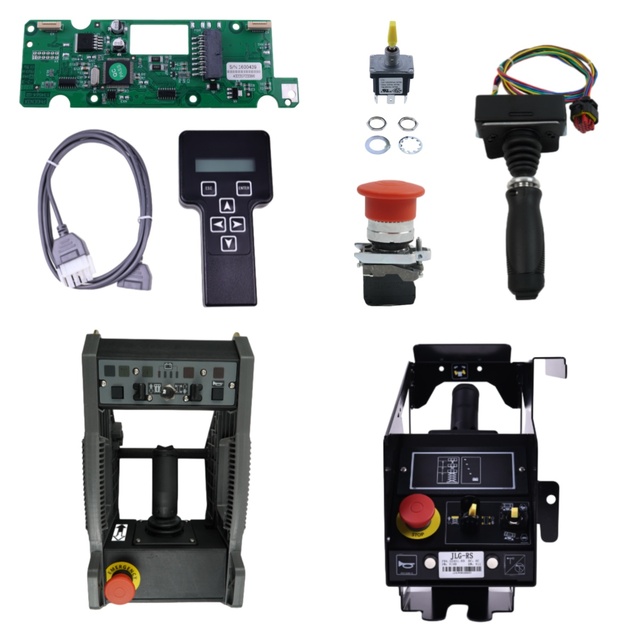 Aftermarket Aerial Lift Parts JLG Control Box Circuit PC Board Toggle Switch Analyzer Kit Joystick Controller Emergency E-stop