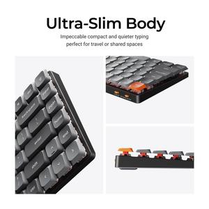 Teclado Mecánico Original <span class=keywords><strong>Keychron</strong></span> K3 Max 2025, Nuevo, Inalámbrico, Ultrafino, para Gamers y Oficina, Adaptable a Múltiples Sistemas - Product Image 3