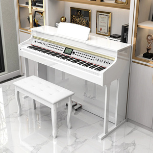 Piano numérique de haute qualité avec haut-parleurs intégrés, double clavier, voix multiples - Product Image 4