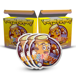 Sac de mylar personnalisé 3.5g 7g 28g Boîtes en plastique découpées de qualité alimentaire Pochette imprimée champignon anti-odeur pour bonbons pour biscuits alimentaires - Product Image 4