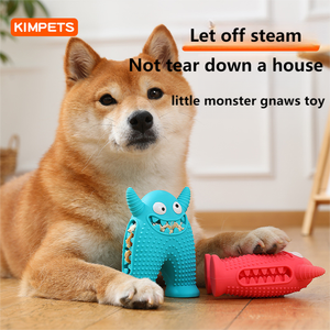 Hot Sale <strong>Silicone</strong> Pet Squeaky Interactive <strong>Dog</strong> Tooth Grinder <strong>Toy</strong> Durable <strong>Dog</strong> Bite Resistant <strong>Dog</strong> Chew <strong>Toy</strong> - Product Image 3