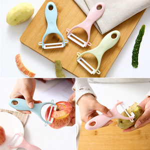 Juego de peladores de cerámica multifuncionales, 3 piezas, para pelar verduras y frutas, herramienta de cocina - Product Image 4