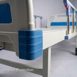 Lit d'hôpital médical pédiatrique Keling avec barrières de sécurité et design coloré pour les salles d'enfants - Product Image 4