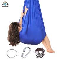 Hamac Chic pour Enfants, Balançoire Thérapeutique d'Intérieur avec Kit de Suspension pour TDAH et Troubles du Traitement Sensoriel, en Nylon Durable