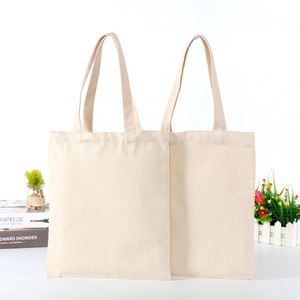 Túi tote vải <span class=keywords><strong>canvas</strong></span> trắng thân thiện với môi trường, bán buôn, không in, có quai xách bằng cotton, tái sử dụng, dùng để mua sắm hàng ngày, làm quà tặng, đóng gói số lượng lớn - Product Image 5