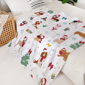Christmas Santa Christmas Tree Snowman Flannel <b>Blanket</b> Throw <b>Blanket</b> Nap <b>Blanket</b> Xmas Gift Holiday Decor Fade Resistant - Product Image 2
