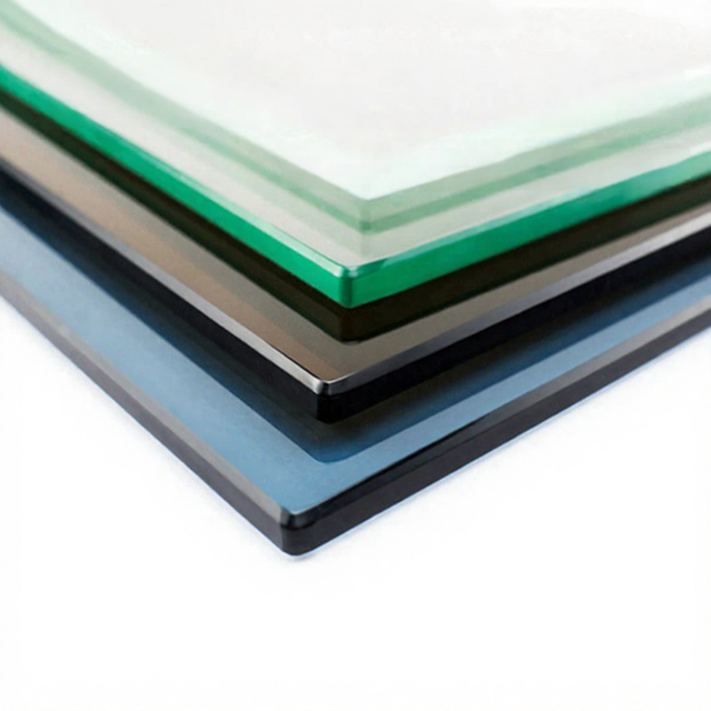 Custom 3-12mm Tempered Glass Panel Edged Coated Desktop Glass