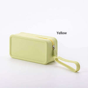 Bolsa de Maquillaje de Silicona con Logotipo Personalizado, Bolsa de Cosméticos Impermeable con Cierre, Bolsa de Viaje para Artículos de Aseo, Organizador para Bolso - Product Image 4