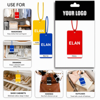 Désodorisant de voiture suspendu en papier parfumé ELAN, forme personnalisée, pour l'intérieur de la voiture, cadeau promotionnel avec emballage personnalisé et logo