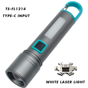 Laser trắng giá cả cạnh tranh Ngọn Đuốc di động tầm xa mạnh mẽ Mini Sạc đèn pin săn bắn ngoài trời đèn pin - Product Image 2