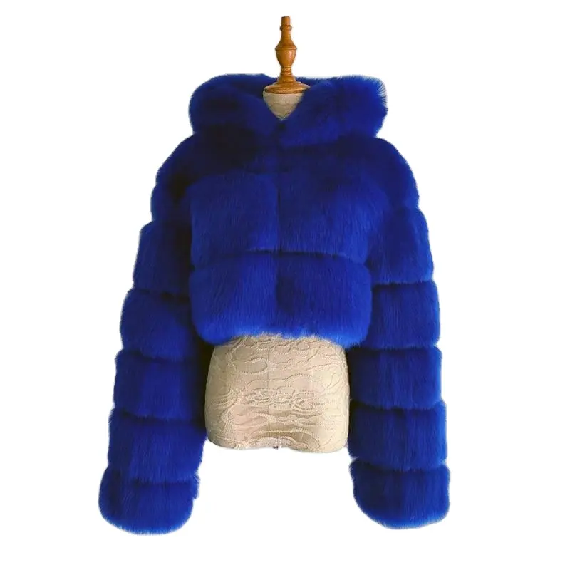 2021 New Winter New Arrivals Fashion Ladies Warm Faux Fur Short Jackets Winter Coat Women