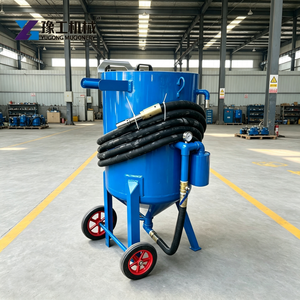 Machine de sablage à pression avec réservoir de 400 L pour chantier naval et plateforme offshore - Product Image 3