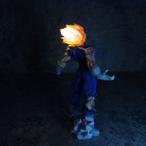 Figura de Acción de Vegeta de 27 cm, Dragon Ball Z Super Saiyan <span class=keywords><strong>Sacrifice</strong></span> Outbreak Goku GK con Dos Cabezas Intercambiables - Product Image 4