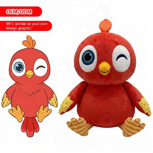 Muñeco <span class=keywords><strong>de</strong></span> Peluche Personalizado, Mini Pájaro que Abre la Ojera, Artículos Promocionales para el Santuario <span class=keywords><strong>de</strong></span> Aves, Artículos Lindos para Niñas, Juguetes <span class=keywords><strong>de</strong></span> Peluche Hechos a Medida - Product Image 1