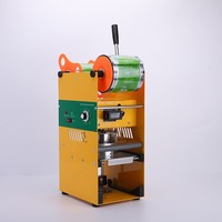 Machine portable électrique de scellage de canettes de boissons avec scellage à froid pour jus, yaourt, lait de soja, thé – Fonctionnement manuel