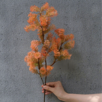 Décoration d'automne pour mariage, fausses fleurs imprimées en 3D : bouquets de roses, phalaenopsis, camélias, hortensias, pivoines