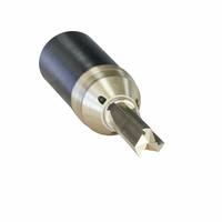 Jandeli Fresa Recta de Carburo de Tungsteno de 3 Filos con Vástago de 1/2 pulgada, Recubrimiento Nano Dorado, Cortador de Aleación Soldado, Soporte para Envío Global por Aire y Mar