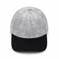 Casquette snapback bicolore personnalisée avec logo sur mesure |   Casquette de baseball texturée à motifs, tendance streetwear, casquette de sport
