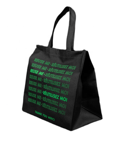 ถุงช้อปปิ้งผ้านอนวูฟเวนแบบใช้ซ้ำได้มีสายคล้องไหล่สำหรับเสื้อผ้าร้านขายของชำสามารถใช้ซ้ำได้โลโก้ตามสั่ง - Product Image 1