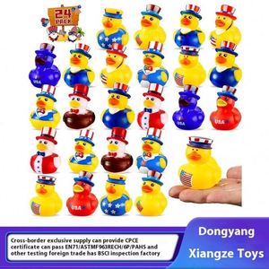 Patriotic 4th of July Bulk Rubber Ducks Mini Duck for Cruise Ships Baby Showers <b>Bath</b> Toys Kids Party Favors Birthday Gifts - Product Image 3