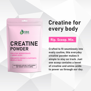 Factory Direct Fitness <b>Supplement</b> Creatine Powder Drink Amino Acid Blend Powder Support Mental Focus Energy During Workout - Product Image 5