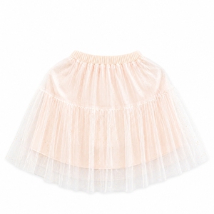 Elegante Falda de Tul con Capas Brillantes para Niñas, con Cintura Elástica, para Fiestas - Product Image 1