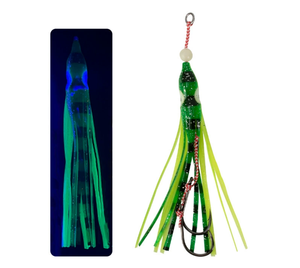 Nuovo Design artificiale luminoso polpo gonne <span class=keywords><strong>di</strong></span> calamaro gancio per pesca morbida esche a doppia assistenza ganci - Product Image 6