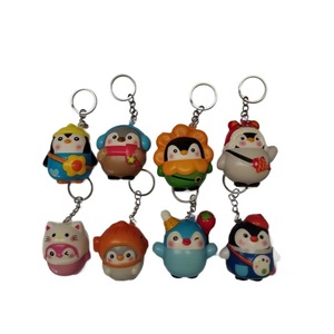 พวงกุญแจตุ๊กตาสัตว์การ์ตูนนุ่มนิ่ม บีบแล้วคืนรูปช้าๆ ของเล่นคลายเครียด 24 แบบ รูปทรง 3 มิติ พกพาสะดวก - Product Image 5