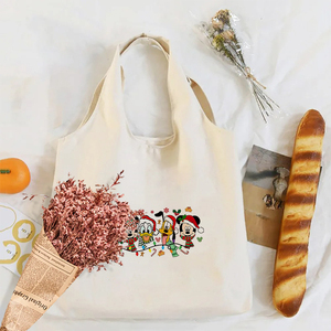 <span class=keywords><strong>Mickey</strong></span>'s-Sac fourre-tout en toile personnalisé pour voyage et shopping réutilisable, modè<span class=keywords><strong>le</strong></span> 2024, 1 pièce - Product Image 6