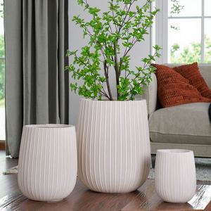 Pot de fleurs en fibre de verre haute résistance, durable, pour jardin, intérieur, extérieur, pépinière, décoration suspendue - Product Image 2