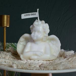 Vela Perfumada con Forma de Ángel, Linda, de Parafina, para Decoración del Hogar, Regalo de Cumpleaños, Venta al por Mayor - Product Image 5