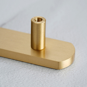 US and Australia Style Gold Cupboard Drawer Handles for Cabinet <strong>Door</strong> Antique Brass Pull Brushed Solid Brass Kitchen Handle - Product Image 2